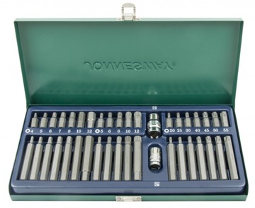 Bity wpustowe zestaw 40szt. TorX SPLINE IMBUS