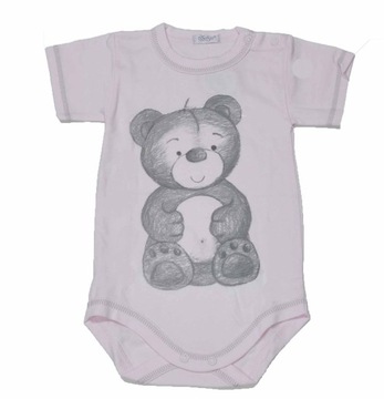 SOFIJA RÓŻOWE BODY WZ021 R.80