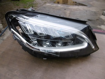 MERCEDES C-KLASA FULL LED LIFT lampa prawy przód