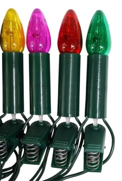 POLSKIE LAMPKI ŚWIATEŁKA ŚWIECZKI 5W + klamerki PRL!