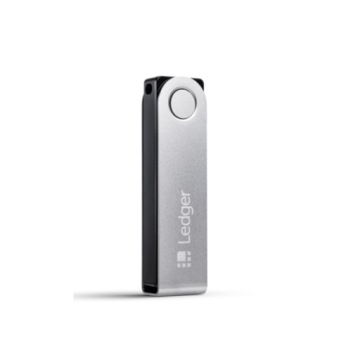 Ledger Nano X безопасный криптовалютный кошелек BTC ETH Onyx Black Bluetooth