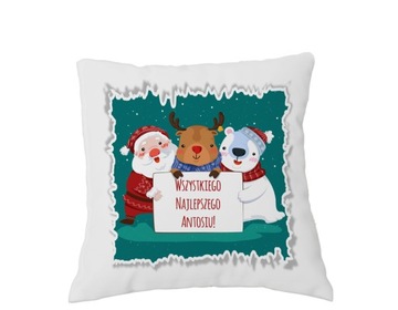 PODUSZKA PREZENT ŚWIĘTA MIKOŁAJKI Z IMIENIEM