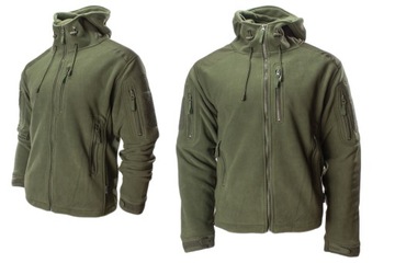 Bluza Polarowa Olive z Kapturem TEXAR Husky M