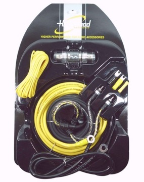 Kable do wzmacniacza przewody Hollywood 8GA 50A