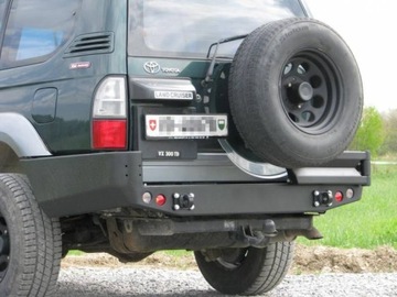 ЗАДНИЙ БАМПЕР LAND CRUISER 95 СТАЛЬ МЕТАЛЛ