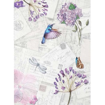 Papier ryżowy A4 - R1063 koliber ptak ptaszek