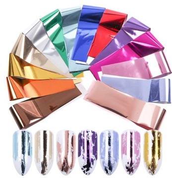 Разноцветная переводная фольга для мрамора