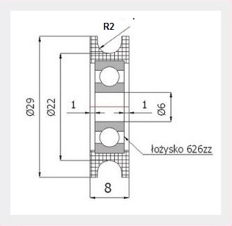 fi 29 РОЛИК РОЛИК С КАБЕЛЕМ FI 4