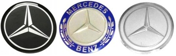 ZNACZKI NA FELGI DEKIELKI KOLPAKI MERCEDES 60mm