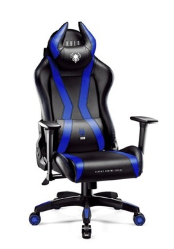 СТУЛ DIABLO X-ONE HORN (L) ЧЕРНО-СИНИЙ
