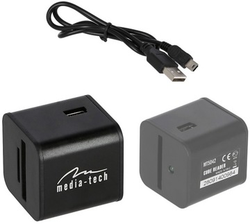 Универсальный картридер Media-Tech Cube SD micro-SD MMC Memory Stick M2