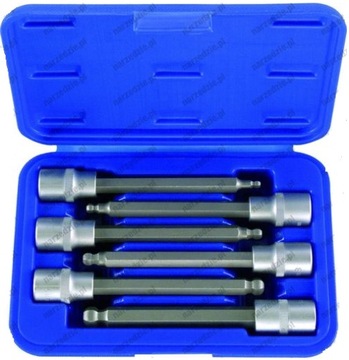 Nasadki DŁUGIE 1/2 IMBUS HEX 5-12mm KULKA CONDOR C.5055