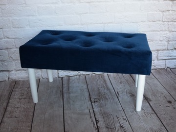 СТЕГАНАЯ СКАМЬЯ CARO CRYSTAL 80x40 ВЕЛОР INARI SKAJ