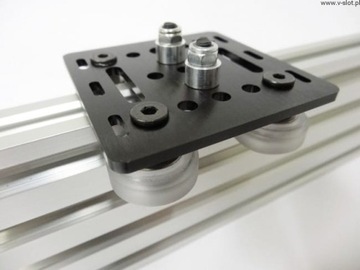 Пластина: Портальная пластина с V-образным пазом (опция: 20 мм)