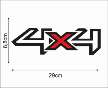 2 наклейки Ford Ranger 4X4