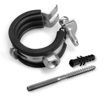 OBEJMA UCHWYT Z GUMĄ DO RUR 1/2'' (20-23) ROFIX