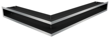 LUFT 45S NAROŻNY PRAWY 54,7x76,6x9 SZLIFOWANY INOX