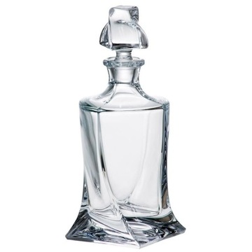 BOHEMIA KRYSZTAŁ QUADRO KARAFKA 400 ml KRYSZTAŁOWA