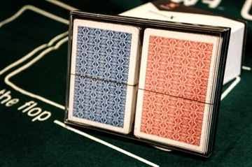 2 игральные карты, 100% пластиковый покерный мост + футляр