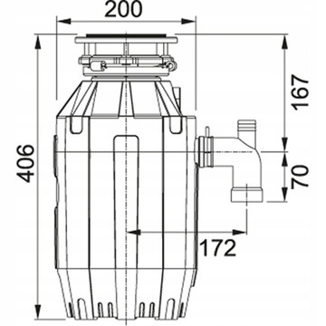 ИЗМЕЛЬЧИТЕЛЬ ДЛЯ МУСОРА FRANKE TE-125 1,25 КМ + БЕСПЛАТНО
