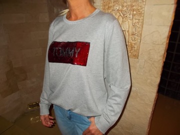 SWETER - BLUZA TOMMY HILFIGER ROZMIAR XL RAYON