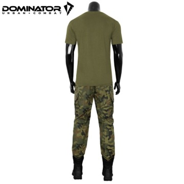 Мужская хлопковая футболка DOMINATOR в стиле милитари под униформу оливкового размера XXL