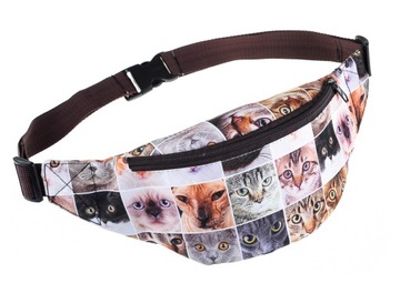 Детская поясная сумка Сумка Venice Cat Mosaic PL