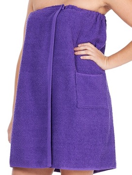 SAUNA RĘCZNIK KILT DAMSKI PURPURA 70*140CM BAWEŁ