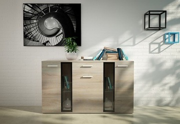 Рекламный светодиодный вариант белого комода Salsa!