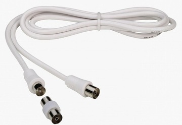 Kabel antenowy RTV + przejściówka THOMSON 10m
