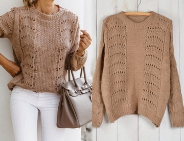 МЯГКИЙ АЖУРНЫЙ СВИТЕР OVERSIZE 3 цвета 996