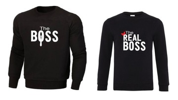 Bluza bluzy dla par zakochanych małżeństw THE BOSS