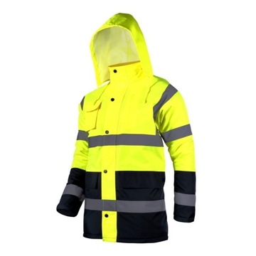 KURTKA OCIEPLANA ODBLASKOWA LAHTIPR L40907 ROZ 3XL