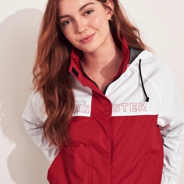 kurtka HOLLISTER Hooded Mesh-lined Windbreaker L