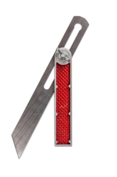 Kątownik nastawny aluminiowy, stolarski 200 mm