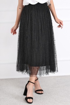 ЖЕНСКАЯ ЮБКА ДЛИННАЯ ЖЕНСТВЕННАЯ ЛЕТНЯЯ ЭЛЕГАНТНАЯ ЮБКА ИЗ ТЮЛЯ ЦВЕТА 1935