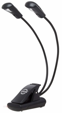 K&M 12243 Lampka do pulpitu LED 2 gęsie szyje