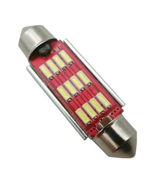 ŻARÓWKA LED 12 SMD 4014 C5W C10W CANBUS 41mm 42mm