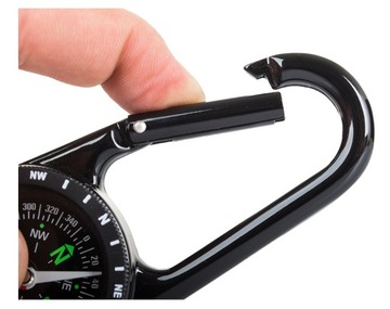 МЕТАЛЛИЧЕСКИЙ КОМПАС, ТУРИСТИЧЕСКИЙ КОМПАС, КАРАБИН