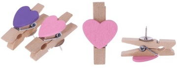 БУЛАВКИ С СЕРДЕЧКАМИ - булавки для пробковой доски