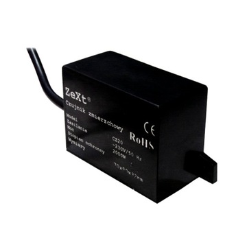 Czujnik zmierzchu Zext A02-CZ20 2000W IP54 czarny