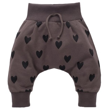 Pumpy Baggy LITTLE BIRD rozmiar 98 PINOKIO brązowe
