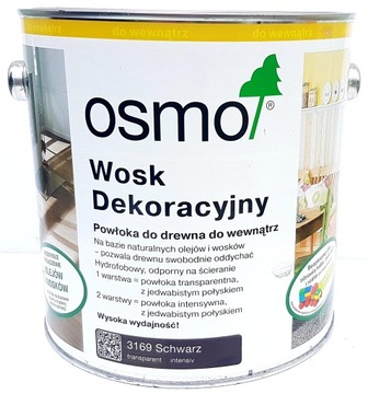 Osmo 3169 WOSK Dekoracyjny 2,5l CZARNY
