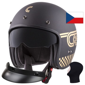 C-GOLD KASK MOTOR SKUTER CASSIDA + OKULAR DASZEK L
