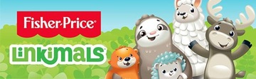 FISHER PRICE LINKIMALS интерактивный LENIWIEC на польском языке