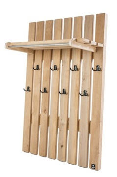80 cm PRODUCENT WIESZAK ŚCIENNY DREWNO WDC-1