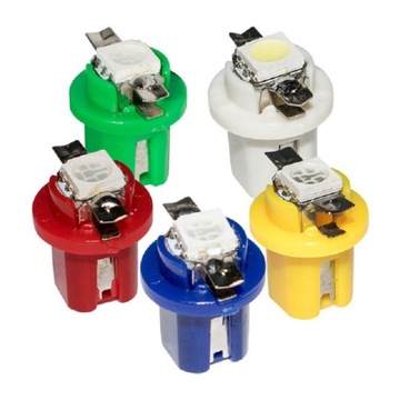 ŻARÓWKA LED SMD 5050 T5 R5 B8,5D LICZNIK ZEGARY