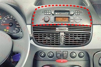 РАМА РАДИО ISO CUBE КЛЮЧИ АНТЕННА FIAT PUNTO2