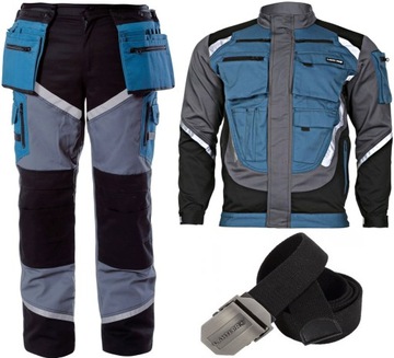 LAHTI PRO Bluza + Spodnie robocze odlblaskowe r. S