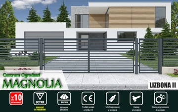 Brama wjazdowa przesuwna LIZBONA 5,00m POLBRAM